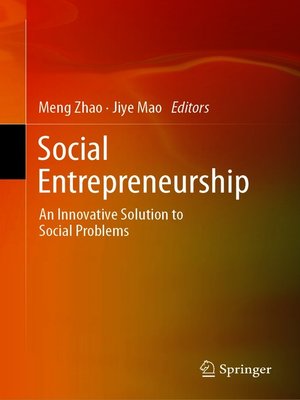 cover image of Social Entrepreneurship